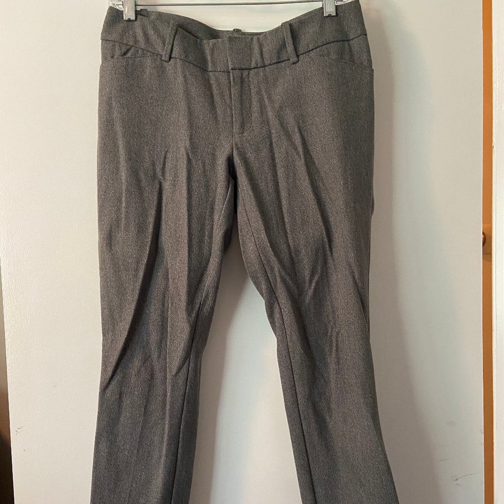 Gray Skinny Ankle Pants